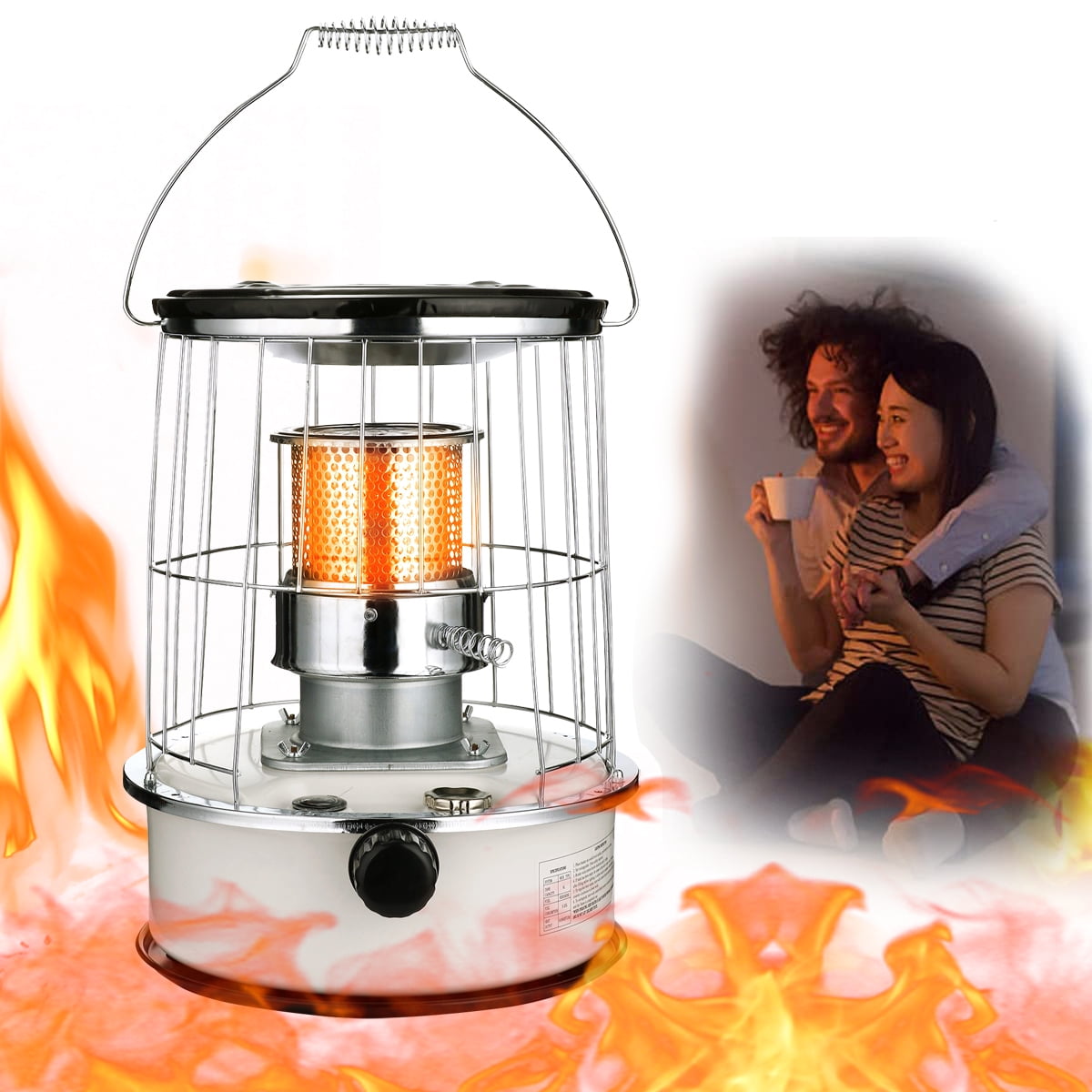 SLLINGLUO Portable Kerosene Heaters, Kerosene Heater Stove for Home and
