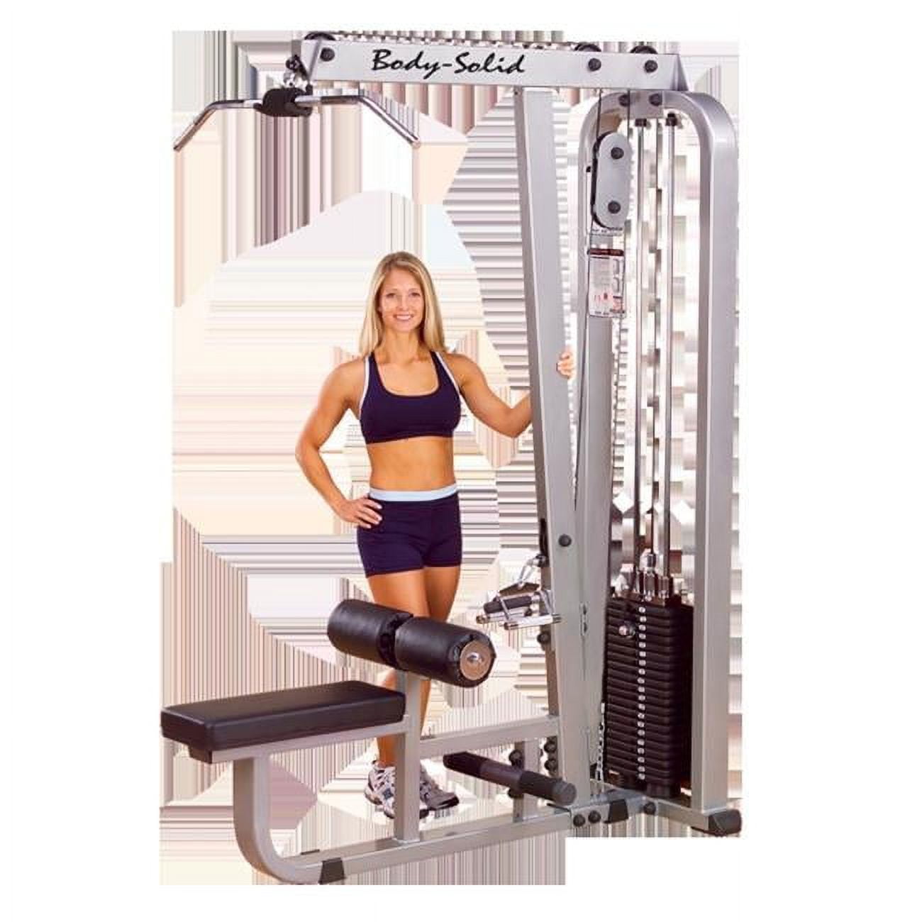 SLM-300G-3 310 lbs Stack Pro Club Line Lat Machine with Mid Row