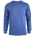 thumbnail image 1 of SLM Men’s 100% Cotton Thermal Top Waffle Knit Henley Undershirt, 1 of 3