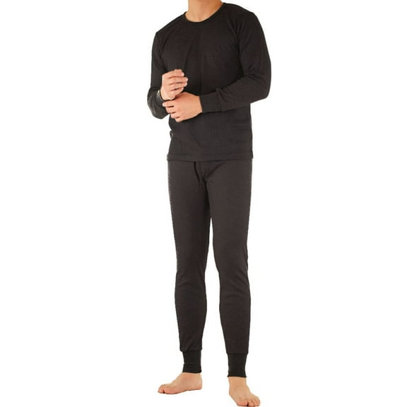 SLM Men’s 100% Cotton Thermal Underwear Sets Warm Waffle Knit Long Johns