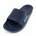 thumbnail image 1 of SLM Men's Classic Sandals Sport  Slide Indoor/Outdoor Slip On Sports Gym Shoes, 1 of 3