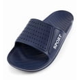 thumbnail image 1 of SLM Men's Slides Sports Gym Sandals Cushion Shower Shoes, 1 of 3