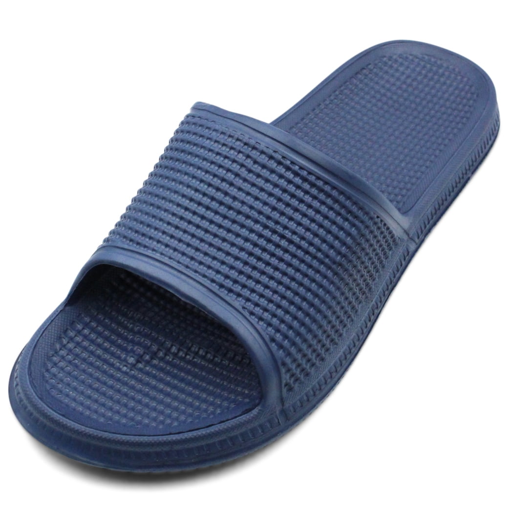 SLM Men's Classic Sandals Sport Slide Indoor/Outdoor Slip On Sports Gym