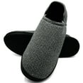 thumbnail image 1 of SLM Men's Faux Suede Slip on Terry Lined  Slipper House Shoes, 1 of 4