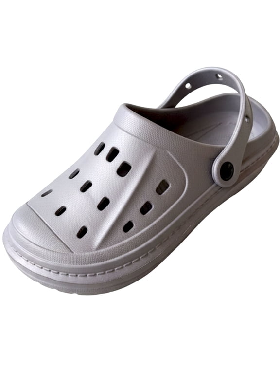 Men’s Clogs Perforated Garden Shoes Waterproof Summer Sandals