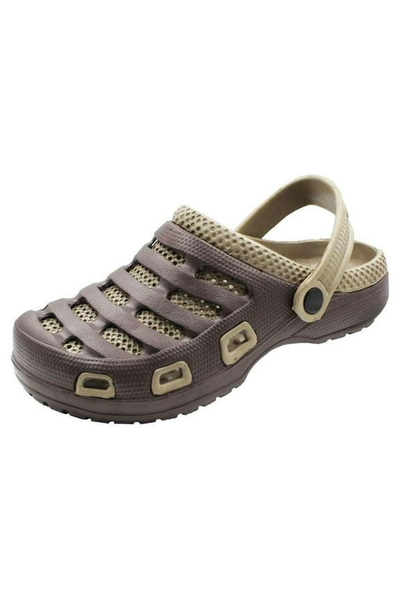 Men's Garden Clogs Perforated Slip On Waterproof Summer Shoes