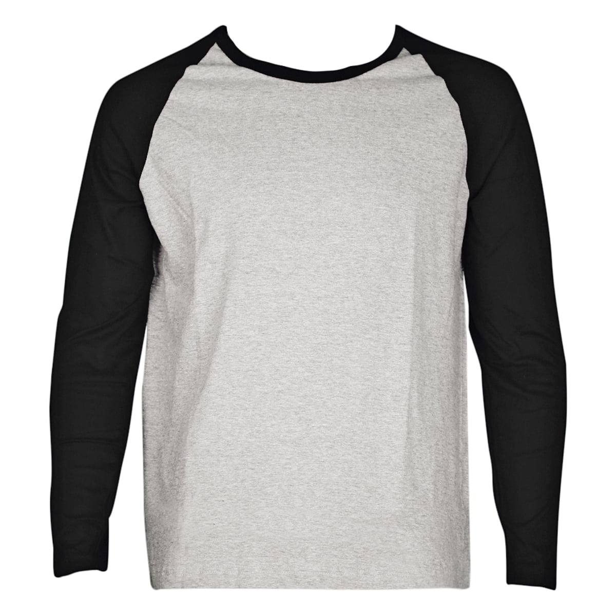 SLM Men's Long Sleeve Cotton Baseball Raglan Tee Shirt Jersey
