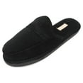 SLM Men's Open Back Slip On Corduroy House Slippers