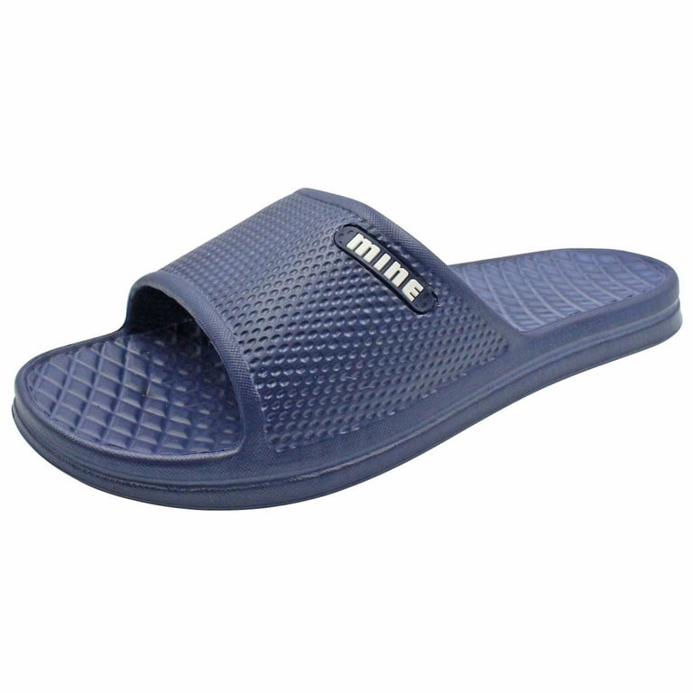 SLM Men s Soft Rubber Cushion Slip On Casual Bathroom and House