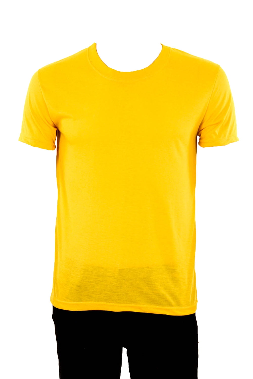 Rib Knit Solid Crew Neck Button Detail T-shirt main image 1