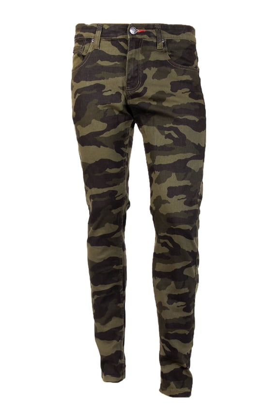 Mens New Slim Fit Skinny Jeans Stretch Denim Casual Pants