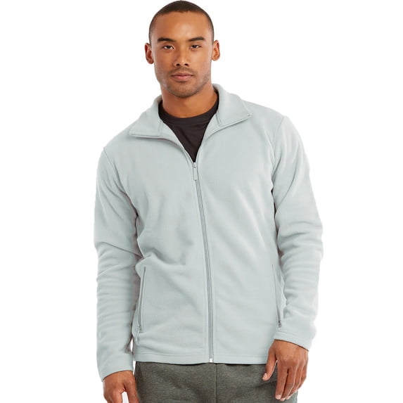 SLM Mens Polar Fleece Long Sleeve Full Zipper Zip Up Jacket Winter Turtleneck