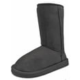 thumbnail image 1 of SLM Women's Classic Winter Faux Fur Boots Faux Sheepskin Mid Calf Snow Shoes, 1 of 5