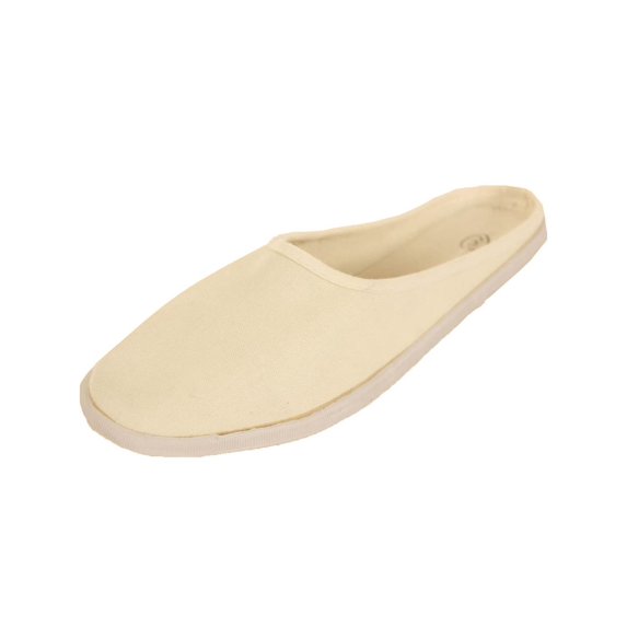 SLM Women's Slip On Canvas Mules Flats