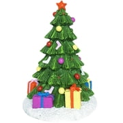 SLOCME Aquarium Christmas Tree Decoration   Resin Fish Tank Holiday Ornament with Gifts for Betta & Small Fish, 5.9"
