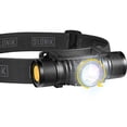 thumbnail image 1 of SLONIK Rechargeable Headlamp Flashlight - 500 Lumens Ultra Bright Headlight - IPX8 Waterproof Head Lamp Light for Outdoor Running, Hiking Gear, Hard Hat Helmet - Camping Accessories for Adults, Black, 1 of 1