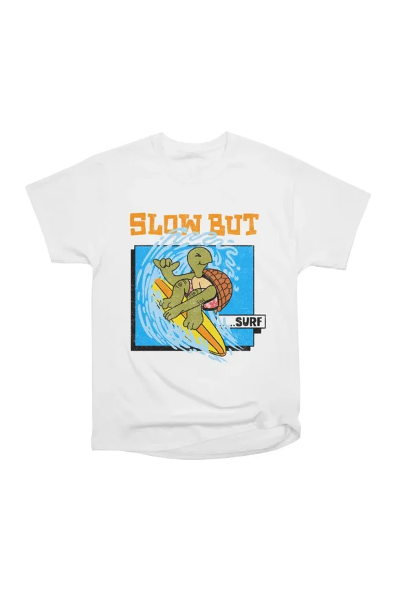 SLOW BUT SURF T-Shirt Tee Gift For Him Merch For Her Apparel For Friend