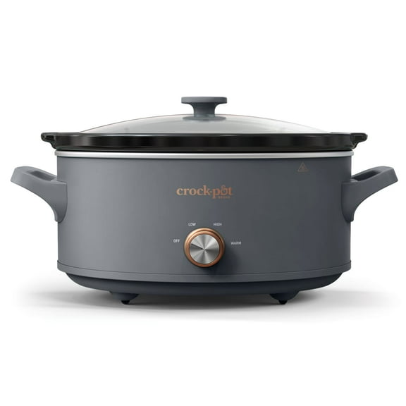 Crock-Pot Manual 7-Quart Slow Cooker, Mussel Grey