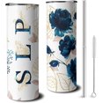 thumbnail image 1 of SLP 20 oz Skinny Tumblers with Lid and Straw, 1 of 6