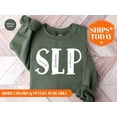 thumbnail image 1 of SLP Speech Language Pathologist Sweatshirt - SLP - Sign Language Sweatshirt - Speech Therapist -Language Pathology - 3586p All Size S-5Xl Tshirt All Size S-5XL, 1 of 5