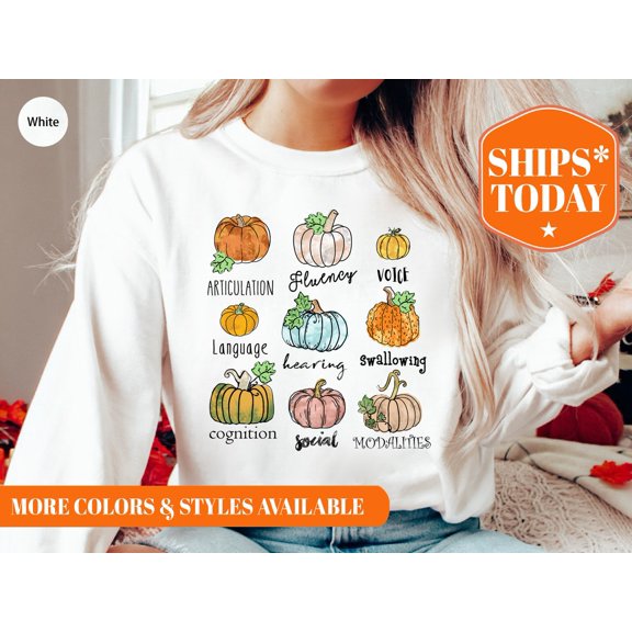 SLP Speech Language Pathologist Sweatshirt - SLP - Sign Language Sweatshirt - Speech Therapist -Language Pathology - 8219p Sweatshirt All Size S-5XL