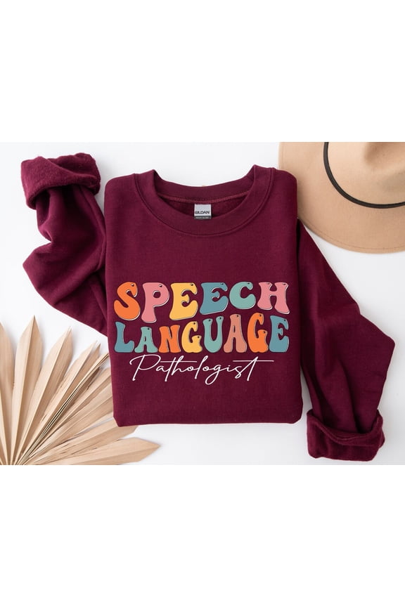 SLP Speech Language Pathologist Therapist Shirt, SLP Gifts, Speech Tee Chenille Patch, Spe