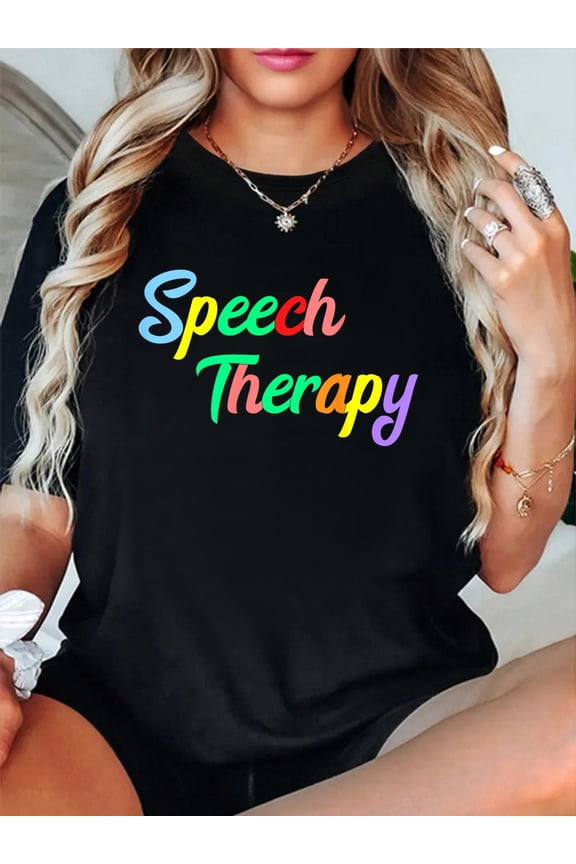 SLP Therapist Speech Language Pathology Speech Therapy T-Shirt