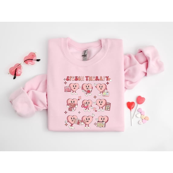 SLP Valentines Day Shirt, Valentines Speech Therapy Shirt, Speech Language Pathology Crewneck, Love Language Tee, Social Life Sweatshirt
