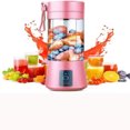 SLPJZLW Mini Portable Rechargeable Battery Juicing Blender Mixer 380ml