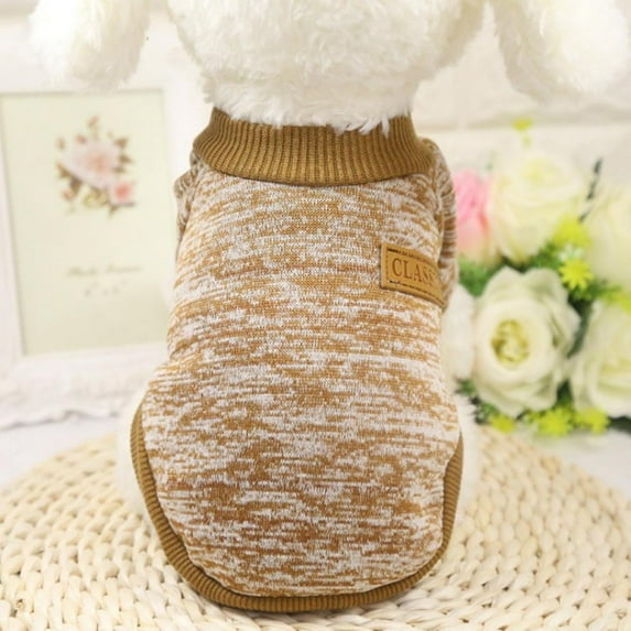 SLPUSH Pet Dog Sweater Warm Dog Pajamas Soft Cat Sweater Puppy Clothes Small Dogs Sweater Doggie Sweatshirt