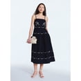 thumbnail image 1 of Free Assembly Women's and Women's Plus Embroidered Cotton Midi Dress, Sizes XS-4X, 1 of 4