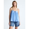 thumbnail image 1 of Free Assembly Women's Cotton Pintuck Sleeveless Top, Sizes XS-XXL, 1 of 6