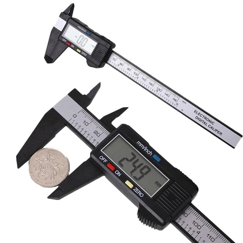 SLSRFD 6 Inch Digital Caliper Electronic Vernier Caliper with LCD ...