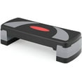 thumbnail image 1 of SLSRFD Aerobics Stepper Platform for Exercise Adjustable Compact Workout Step for Cardio, Core and Strength Training, 1 of 20