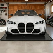 SLSY Garage Floor Mat, Heavy-Duty PVC Containment Mats for Garage Floors with Squeegee, Waterproof Parking Garages Non-Slip Containment Mat for Cars SUVs Trucks