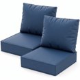 thumbnail image 1 of SLSY Set of 2 Outdoor Chair Cushion,6" Thick Patio Seat Cushion,28D High Density Sponge Cushions,Waterproof & Fade Resistant Patio Furniture Cushions for Wicker Chair,Bench Swing, 1 of 10