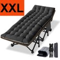 thumbnail image 1 of SLSY XXL Folding Bed with 3.3 Inch 2 Sided Mattress & Carry Bag for Adults & Kids, Oversized XXL Camping Cot, Sleeping Cot, Folding Guest Bed, Heavy Duty Supports 900 Lbs, 1 of 11