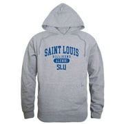 SLU Saint Louis University Billikens Alumni Fleece Hoodie Sweatshirts Heather Grey Small