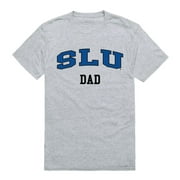 SLU Saint Louis University Billikens College Dad T-Shirt Heather Grey Small