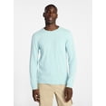 thumbnail image 1 of George Men's and Big Men's Slub Pocket Crewneck Tee with Long Sleeves, Size XS-3XL, 1 of 5