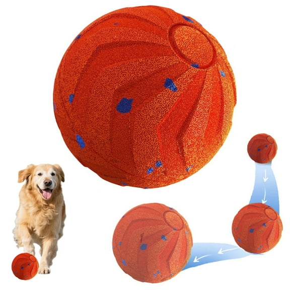 SLUMLOVE Interactive Dog Toys -3.23in E-TPU Chew Proof Ball for Large Dogs, Motion-Activated Moving & Rechargeable Herding to Keep Busy Indoor/Outdoor