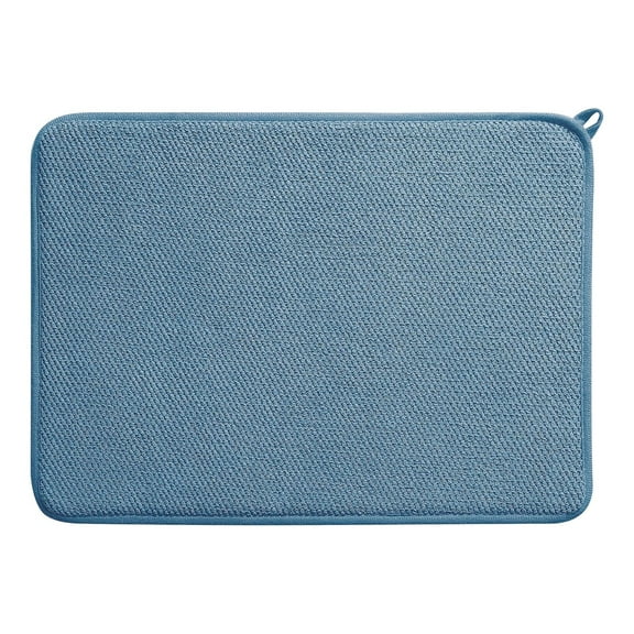 SLUOHZXI 1 Pack Microfiber Dish Drying Mat,20x15" Large Size Highly Absorbent Dish Drainer Mat,Kitchen Counter Quick Dry Pads for Under Sink,Coffee Rack(Beige)