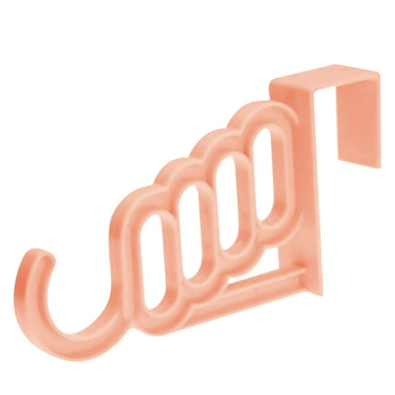 SLUOHZXI 1 Pack Over The Door Hooks for Hangers - Extra Strong White Plastic Over Door Hook for Hanging Clothes, Towels, Robes, Hats, Bags and More