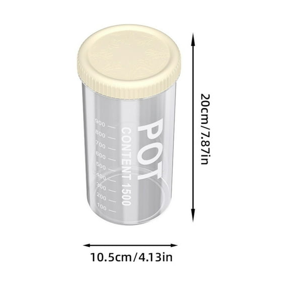 SLUOHZXI 1 Pc - Plastic Food Storage Containers with Screw Lids, BPA-Free, Reusable Stackable Jars for Portion Control, Snacks, Travel, Kitchen, Freezer, Art and Craft