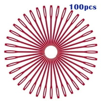 SLUOHZXI 100Pcs Yarn Needles, Darning Tapestry Needles, Large Eye Weaving Needle, Yarn Needle for Crocheting - Large Eye Plastic Sewing Needles