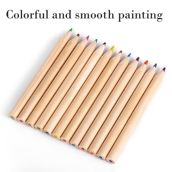 SLUOHZXI 12 Count Pre-Sharpened Colored Pencils Pack, Vibrant Pigment Drawing Pencils for Art Coloring, DIY Painting, Birthday Gift & Holiday Exchange Art Supplies