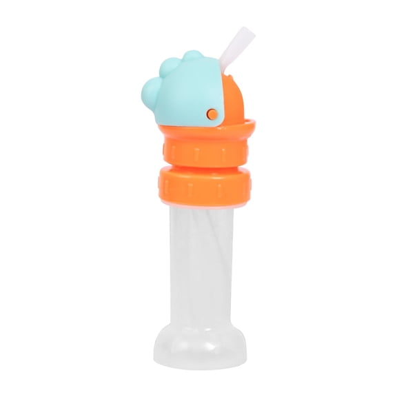 SLUOHZXI 1Pcs Reusable Beverage Water Bottle Straw Lid, 2 in 1 Design Straw Cap Portable, Water Bottle Spout Adapter, No Spill & BPA Free, Suitable for A Variety of Bottle Mouths