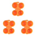 thumbnail image 1 of SLUOHZXI 2 Grid Egg Storage Box Refrigerator Crisper Egg Protection Box Portable Egg Carriage Container For Camping Picnic Essential (Orange 3Pcs), 1 of 9