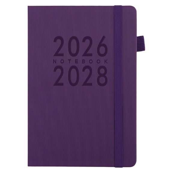 SLUOHZXI 2026-2028 Three-Year Planner Notebook, Thickened Monthly Weekly Daily Schedule Book, Portable Annual Calendar Organizer for Efficient Personal & Business Time Management