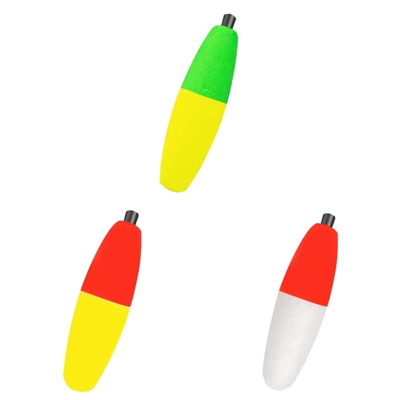 SLUOHZXI 3PCS Slip Bobbers Floats EVA-Slider-Bobbers Slip Corks for Sea Fishing Catfish Bobbers Assortment Freshwater